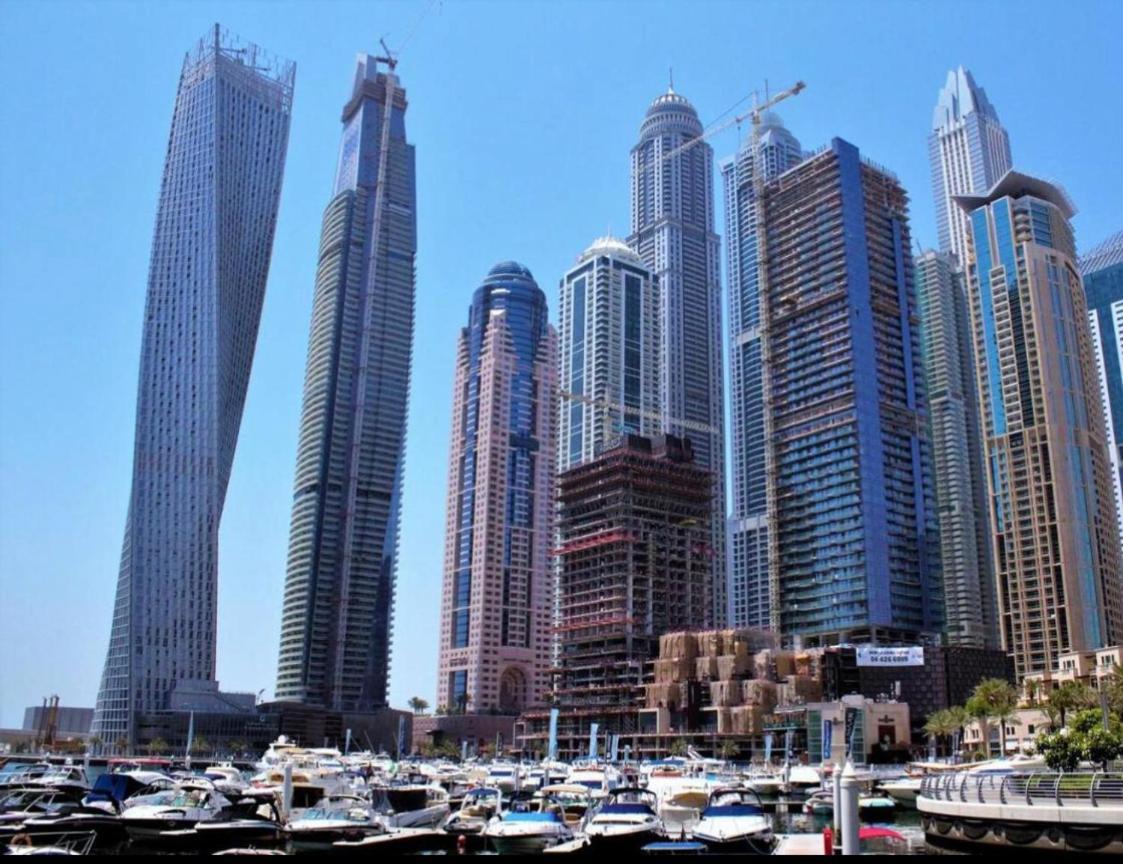 Bright Luxury 2Br Aprt Dubai Marina With Balcony Apartment Exterior foto